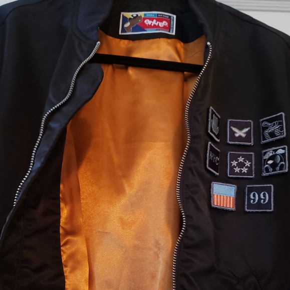 MILITEDDY MA-1 BLACK FLIGHT BOMBER JACKET by ENTREELIFESTYLE - Picture 8 of 9